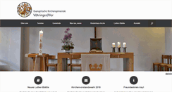Desktop Screenshot of evang-kirche-voehringen.de